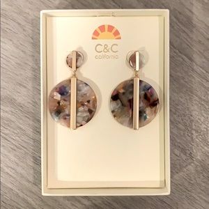 C&C California Tortoise Shell Earrings